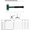 Palu 92612 Tubular Steel Handle Dead Blow Hammer 35mm Sata Tools