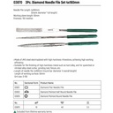 Kikir set 3 buah 03870 Sata Tools 3 pcs Diamond Needle File Set 4x160MM