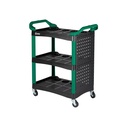 Trolly Perkakas Rak Plastik + Gantungan AE5971 Sata Tools Plastic Tool Cart+ Back Hanger (with 10pcs hooks)
