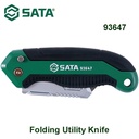 Pisau Cutter Utilitas Lipat 93647 Folding Utility Knife Sata Tools