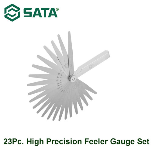 Kunci Stel Klep / Ukur Kerapatan 23 Pcs 09415 High Precision Feeler Gauge Set Sata Tools