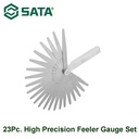 Kunci Stel Klep / Ukur Kerapatan 23 Pcs 09415 High Precision Feeler Gauge Set Sata Tools