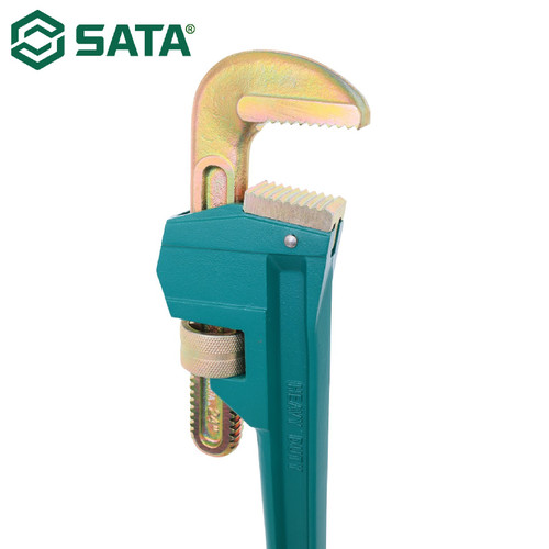 Kunci Pipa 48 Inch Sata 70819A Heavy Duty Pipe Wrench With Titanium 48" Sata Tools