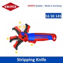 Pisau Kupas Kabel 16 50 145 SB Knipex Stripping Knife With guide shoe