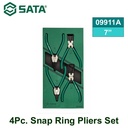 Tang Snap Ring 7" Set 4 buah 09911A 4 pcs Snap Ring Pliers Set Sata Tools