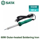 Solder 60 watt 03240 Sata Tools 60W Outer-heated Soldering Iron