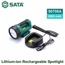 Lampu Senter LED Isi Ulang Lithium-ion 90708A Sata Tools Lithium-ion Rechargeable Spotlight