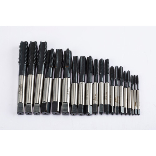 Mata Bor Set 21 pcs Tap Senai Ulir Kasar HSS 50453 Sata Tools 21Pc. HSS Coarse Thread Tap Set
