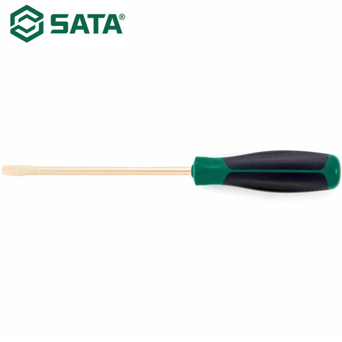 Obeng Minus Anti Api 31142 Explosion Proof Screwdriver, SL 6x150mm Sata Tools
