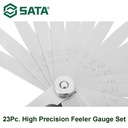 Kunci Stel Klep / Ukur Kerapatan 23 Pcs 09415 High Precision Feeler Gauge Set Sata Tools