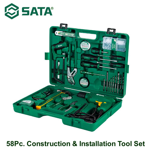 Tool Kit Set Sata 05156 - 58 Pcs Construction & Installation Tool Set Sata Tools