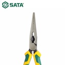 Tang Lancip 8" Sata 70122D High Leverage Long Nose Pliers 8" Sata Tools