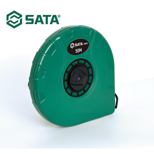 Meteran 50 Meter x 13 mm Sata 91363B Fiberglass Tape Measure 50m x 13mm Sata Tools