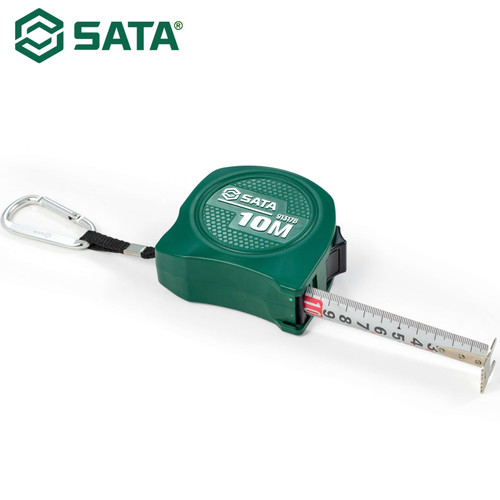 Meteran 10 Meter x 25 mm Standar Japan Sata 91317B JIS 1 Tape Measure 10m x 25mm Sata Tools