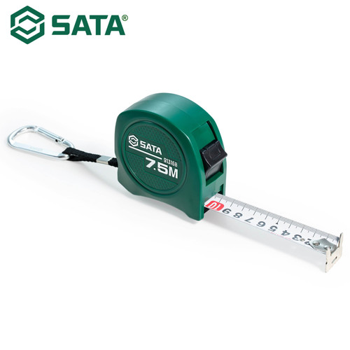Meteran 7.5 Meter x 25 mm Standar Japan Sata 91316B JIS 1 Tape Measure 7.5m x 25mm Sata Tools