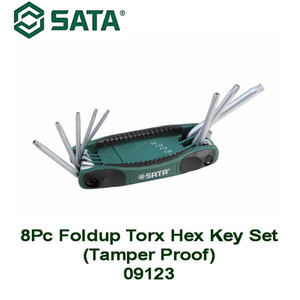 Kunci Bintang Set Portable 8 Pcs FOLDUP 09123 (BINTANG) Sata Tools