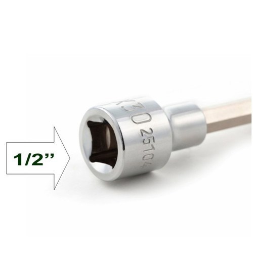 Socket Bits Bintang T60 25109 Sata Tools 1/2" Dr. Bit Socket, 100MM Length Torx T60