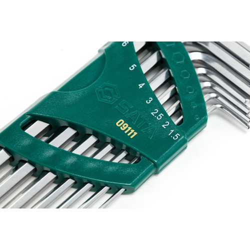 Kunci L 1.5 - 6.0 mm 09111 7Pc. Extra Long arm Hex Key Set