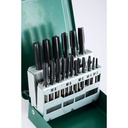 Mata Bor Set 21 pcs Tap Senai Ulir Kasar HSS 50453 Sata Tools 21Pc. HSS Coarse Thread Tap Set