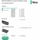Kunci L set 10 pcs Metrik 05133165001 Wera 950/9 Hex-Plus Multicolour 3 L-key set, metric, BlackLaser, 10 pieces