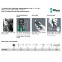 Obeng Torsi 2-6 Nm 05075815001 Wera 7515 Kraftform Safe-Torque Speed Torque screwdriver