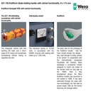 Gagang Mata Obeng VDE, Bit Holder, Rachet Wera 05057490001 837 i RA Kraftform blade-holding handle with ratchet functionality
