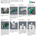 Gagang Mata Obeng, Bit Holder, Ratchet Bolak Balik 1/4" Wera 05051493001 838 RA-R M Bitholding screwdriver with ratchet functionality, 1/4"