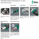 Gagang Mata Obeng, Bit Holder, Ratchet , 1/4" Wera 05051492001 838 RA S Bitholding screwdriver with ratchet functionality
