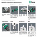 Obeng Bits Set 14 Pcs Wera 05051061001 Kraftform Kompakt 838 RA S Set 1, 14 pieces