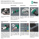 Obeng Bits Set 14 pcs Wera 05051060001 Kraftform Kompakt 838 RA S Set 1, 14 pieces