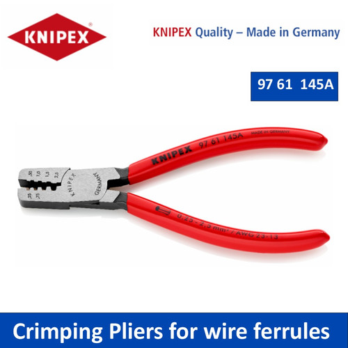 Tang Crimping Knipex 97 61 145 A Crimping Pliers for wire ferrules