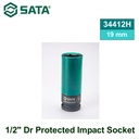 Kunci Mata Sok 34412H 1/2'' Dr Protected Impact Socket 19 mm Sata Tool