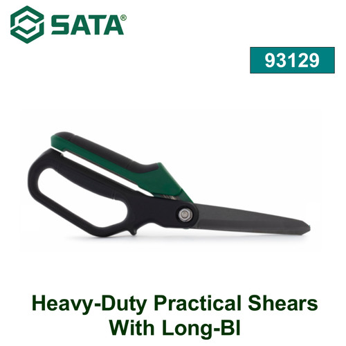 Gunting 93129 Heavy-Duty Practical Shears With Long-Bl Sata Tools