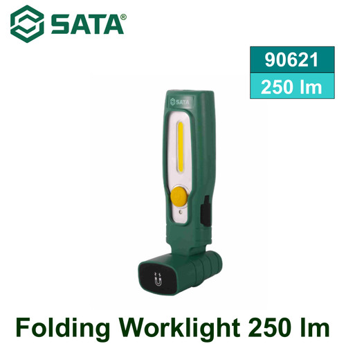 Lampu Senter Lipat 250 lumen 90621 Folding Worklight 250 lm Sata Tools