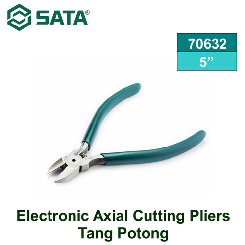 Tang Potong Mini 5" (125 mm) 70631 Electronic Axial Cutting Pliers Sata Tools