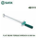 Kunci Torsi Kunci Pas 48111 Flat Beam Torque Wrench 0-300 Nm Sata Tools