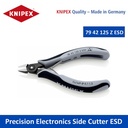 Tang Potong ESD Pemotong Samping Elektronik Presisi 79 42 125 Z ESD Precision Electronics Side Cutter ESD Knipex