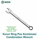 Kunci Ring Pas Kombinasi 5.5 mm 40233 Full Polish Combination Wrench Sata Tools