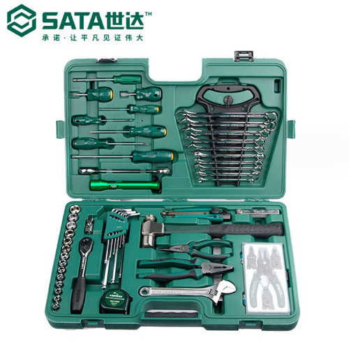 Kunci Toolkit 58 Pcs 09516 Mechanical Repair Tool Set Sata Tools