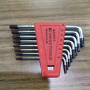 Kunci L Bintang Set 8 pc PB 410.H 6-25 Black Torx L-Key PB Swiss Tools