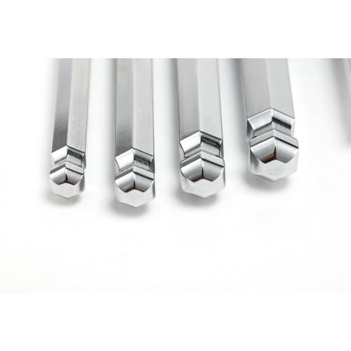 Kunci L 10 pcs 2-10 mm 09112 SATA Long Arm Ball Point Hex Key Wrench Set
