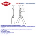 Tang Potong 79 32 125 Precision Electronics Diagonal Cutter Knipex