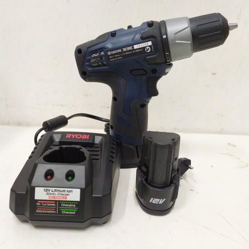 Mesin Bor BD-120C 2B Kyocera Ryobi Cordless Driver Drill