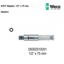 Sambungan Socket 870/7 Adaptor, 1/2" x 75 mm 05050510001 Adaptor for machine-operated nut spinner sockets Wera