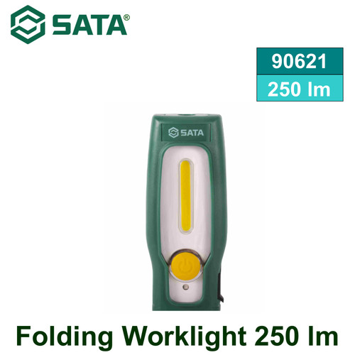 Lampu Senter Lipat 250 lumen 90621 Folding Worklight 250 lm Sata Tools