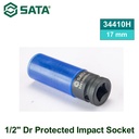 Kunci Mata Sok 34410H 1/2'' Dr Protected Impact Socket 17 mm Sata Tool