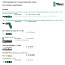 Kunci Kontrol Tekanan Ban & Perakitan 9 Pc 7443/61/9 05074745001 Assembly set for tyre pressure control systems 9 pieces Wera