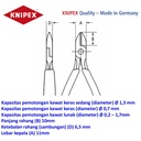 Tang Potong 79 02 125 ESD Precision Electronics Side Cutter Knipex