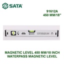 Waterpass Magnetic Level 91612A - Magnetic Level 450mm/18" Sata Tools