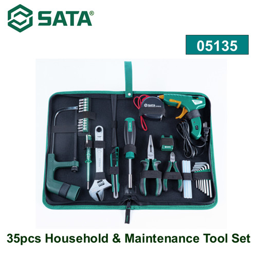 Tool Kit u/Perawatan Rumah 05135 Household & Maintenance Tool Set Sata
